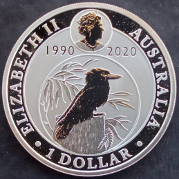 2020 1 Oz Australian Kookaburra Obverse