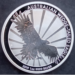 2019 1 Oz Australia Wedge-Tailed Eagle Reverse