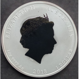 2018 1 Oz Australian Lunar Series 2 [Dog] Obverse