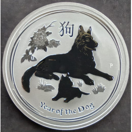 2018 1 Oz Australian Lunar Series 2 [Dog] Reverse