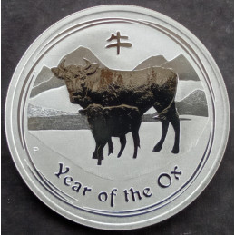 2009 1 Oz Australian Lunar Series 2 [Ox] Reverse
