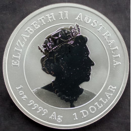 2023 1 Oz Australian Lunar Series 3 [Rabbit] Obverse