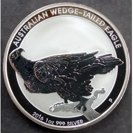 2016 1 Oz Australia Wedge-Tailed Eagle Reverse