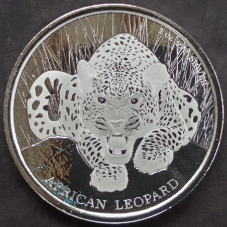 2017 1 Oz Ghana Leopard Reverse
