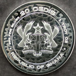 2023 1 Oz Ghana Leopard Obverse