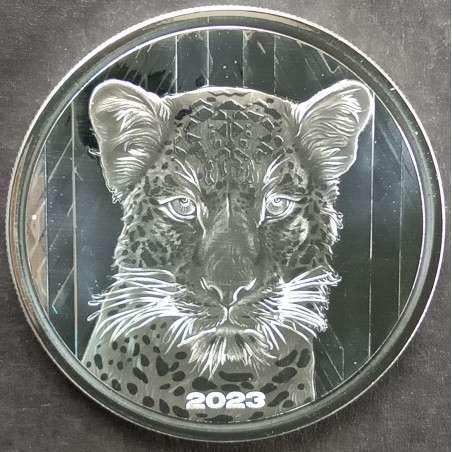 2023 1 Oz Ghana Leopard Reverse