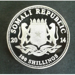 2014 1 Oz Somali Elephant Reverse