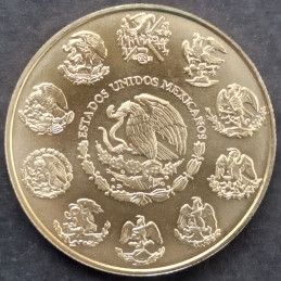 2016 1 Oz Mexican Libertad Colorized 24K Obverse