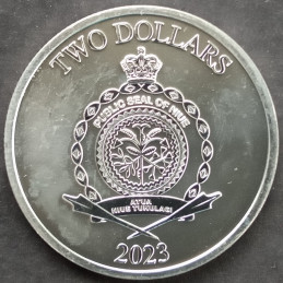 2023 1 Oz Niue Roaring Lion Obverse