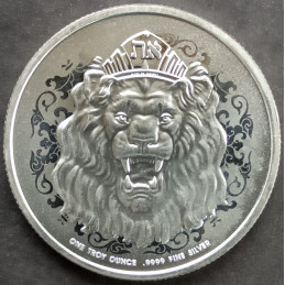 2023 1 Oz Niue Roaring Lion Reverse