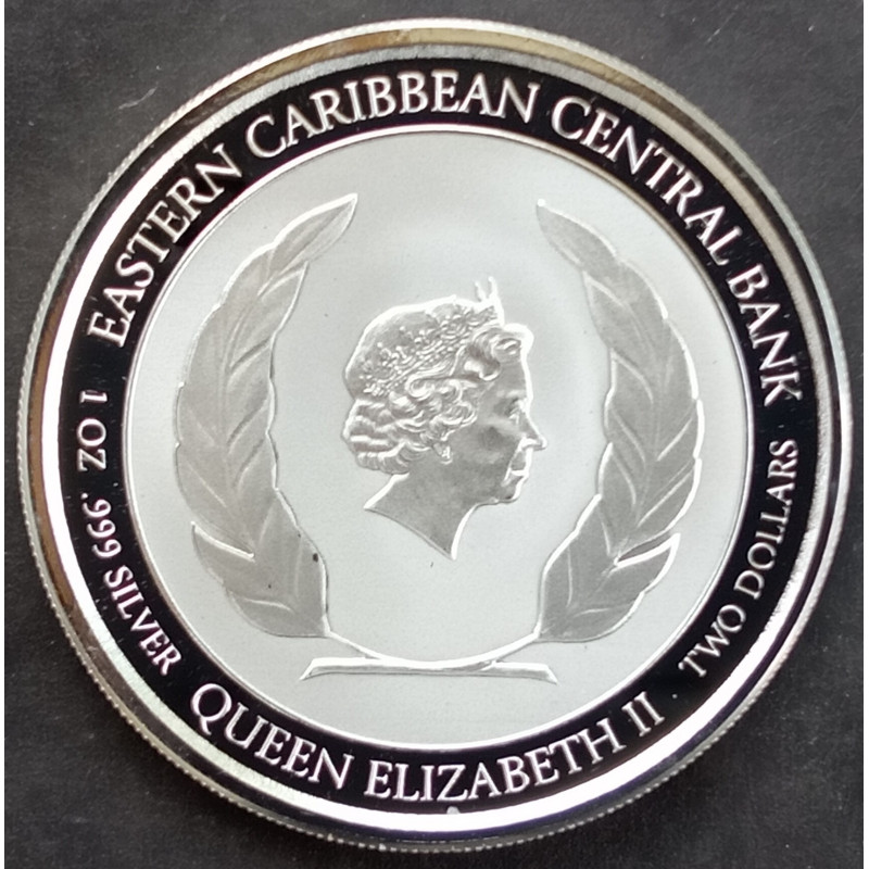 2022 1 Oz St. Lucia Obverse