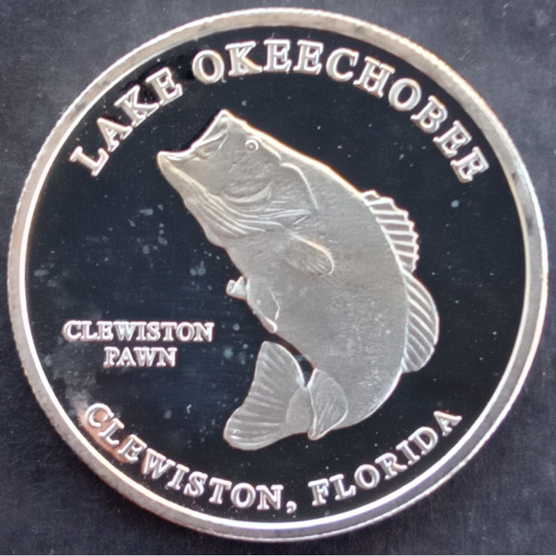 2004 1 Oz BEX Engraving Lake Okeechobee Sugar Dollar Obverse