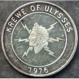 1981 1 Oz Krewe of Ulysses Doubloon Reverse