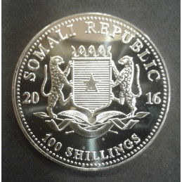 2016 1 Oz Somali Elephant Reverse