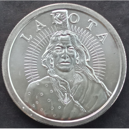 1 Oz AOCS Lakota Silver Round