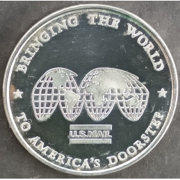 1971 1 Oz USPS US Mail Reverse