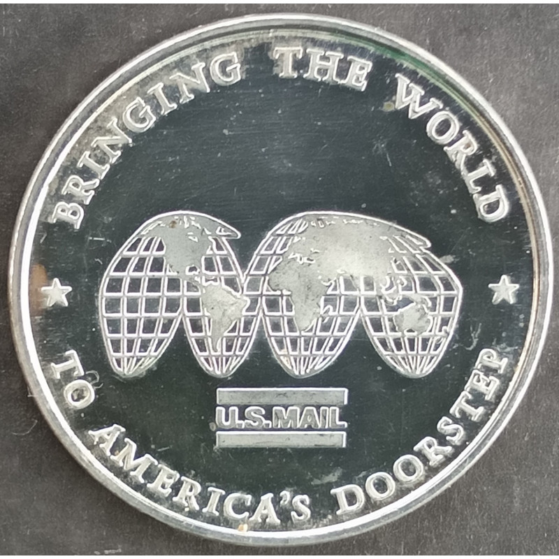 1971 1 Oz USPS US Mail Reverse