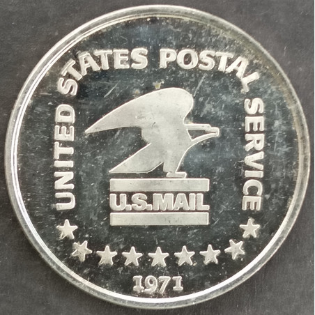 1971 1 Oz USPS US Mail Obverse