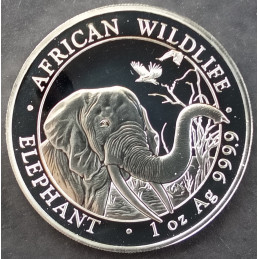 2018 1 Oz Somali Elephant Reverse