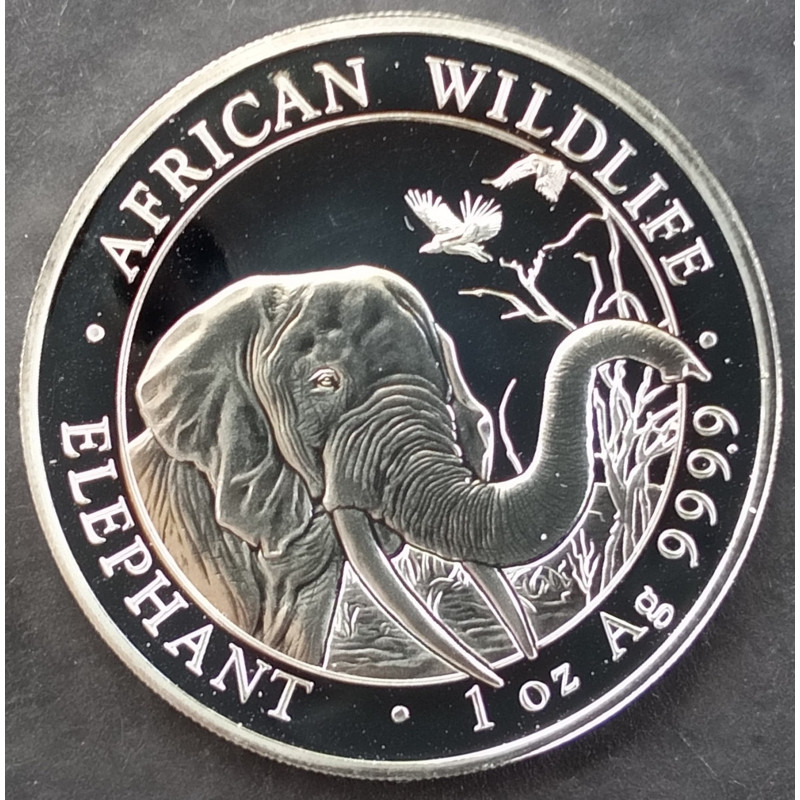 2018 1 Oz Somali Elephant Reverse