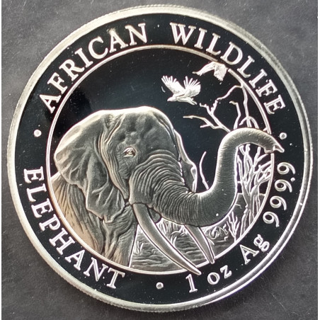 2018 1 Oz Somali Elephant Reverse