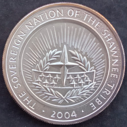 2004 1 Oz Shawnee Tribe Expedition of Discovery Reverse