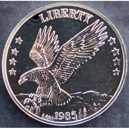 1985 1 Oz Olde New England Mint Double Eagle Obverse