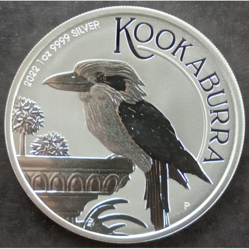 2022 1 Oz Australian Kookaburra Reverse