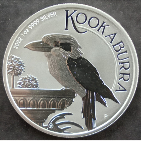 2022 1 Oz Australian Kookaburra Reverse
