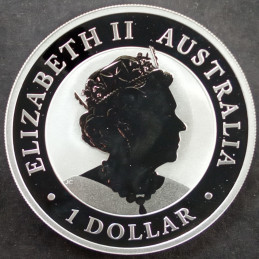 2022 1 Oz Australian Kookaburra Obverse