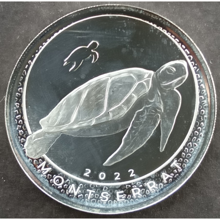 2022 1 Oz Montserrat Emerald Isle Reverse