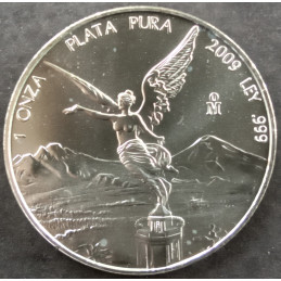 2009 1 Oz Mexican Libertad Obverse