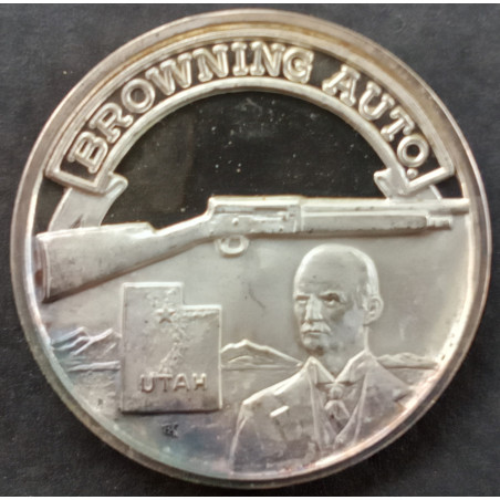 20 Gram International Mint Nation of Rifleman Browning Auto Obverse