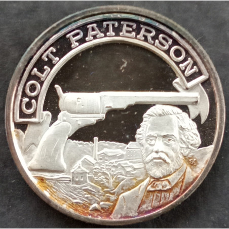 20 Gram International Mint Nation of Rifleman Colt Paterson Obverse