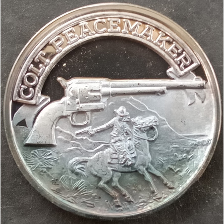 20 Gram International Mint Nation of Rifleman Colt Peacemaker Obverse