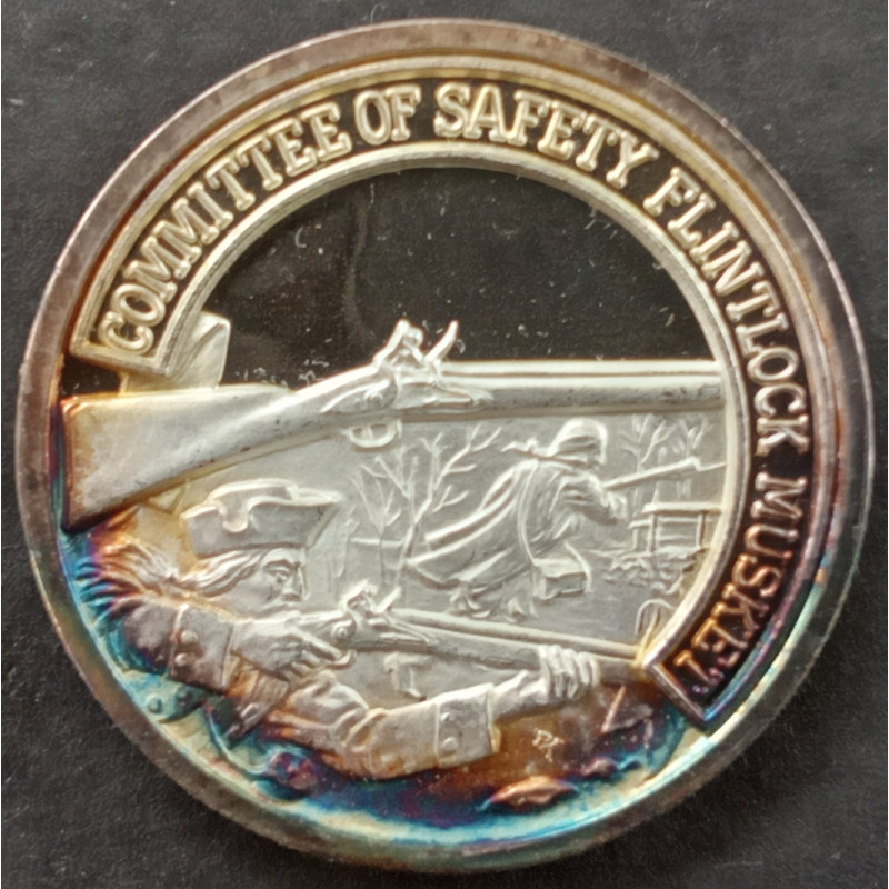 20 Gram International Mint Nation of Rifleman Committee Flintlock Obverse