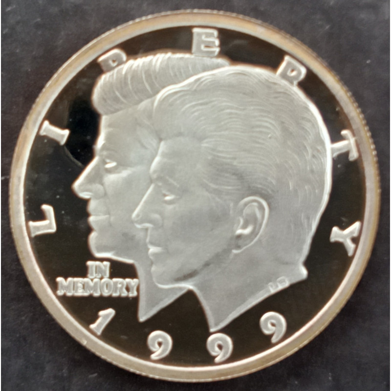1999 1/2 Oz Liberia John F Kennedy Obverse