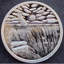 2019 1 Oz North American Mint Silverbug Island Treasure Chest Obverse