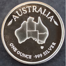 1999 1 Oz Downies Koala Reverse