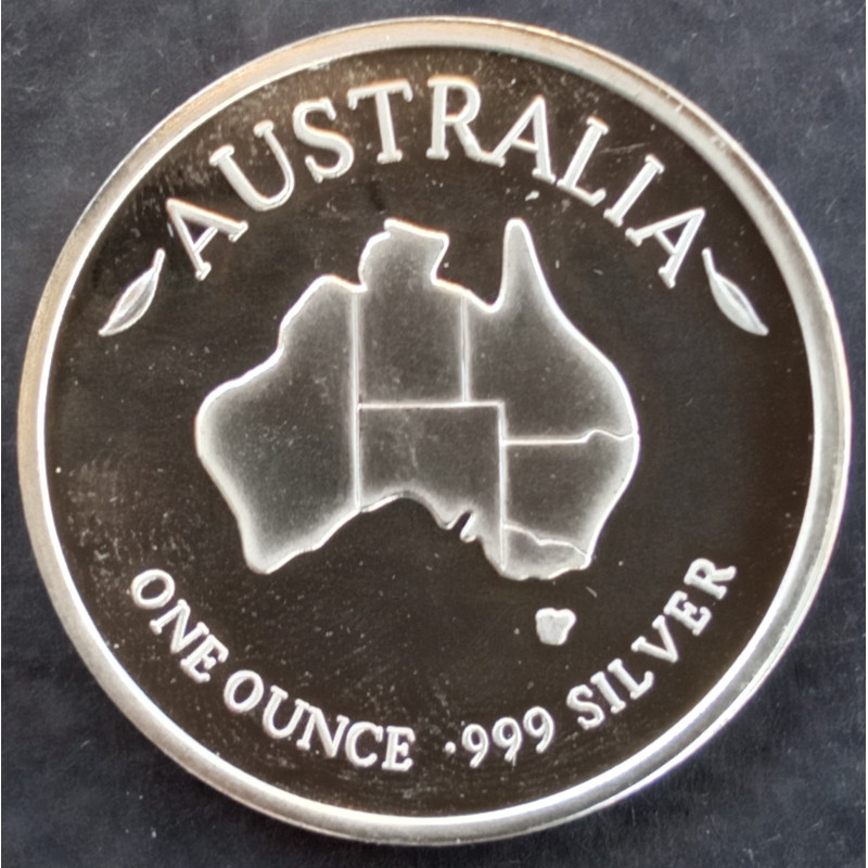 1999 1 Oz Downies Koala Reverse