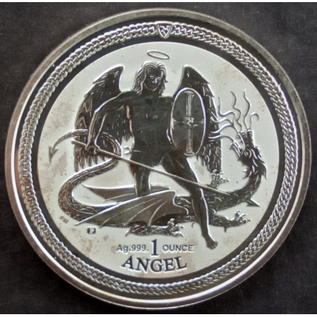 2016 1 Oz Isle of Man Angel Reverse