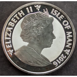 2016 1 Oz Isle of Man Angel Obverse