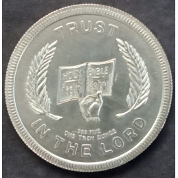1973 1 Oz Freeman God and Country Reverse