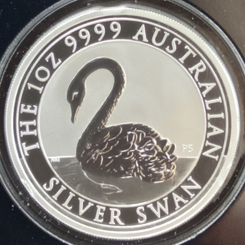 2021 1 Oz Australia Silver Swan Reverse