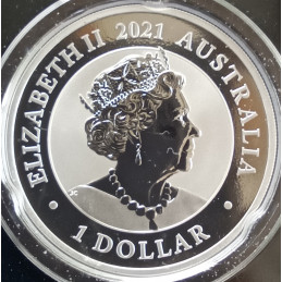 2021 1 Oz Australia Silver Swan Obverse