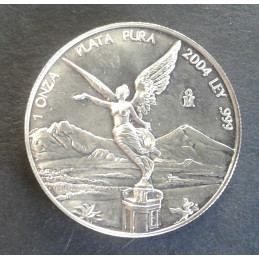 2004 1 Oz Mexican Libertad Obverse