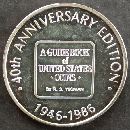 1986 1 Oz Whitman 4oth Anniversary Obverse