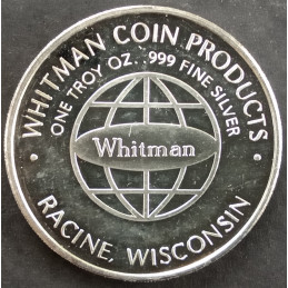 1986 1 Oz Whitman 4oth Anniversary Reverse