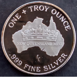 1989 1 Oz Continental Coin Koala Reverse