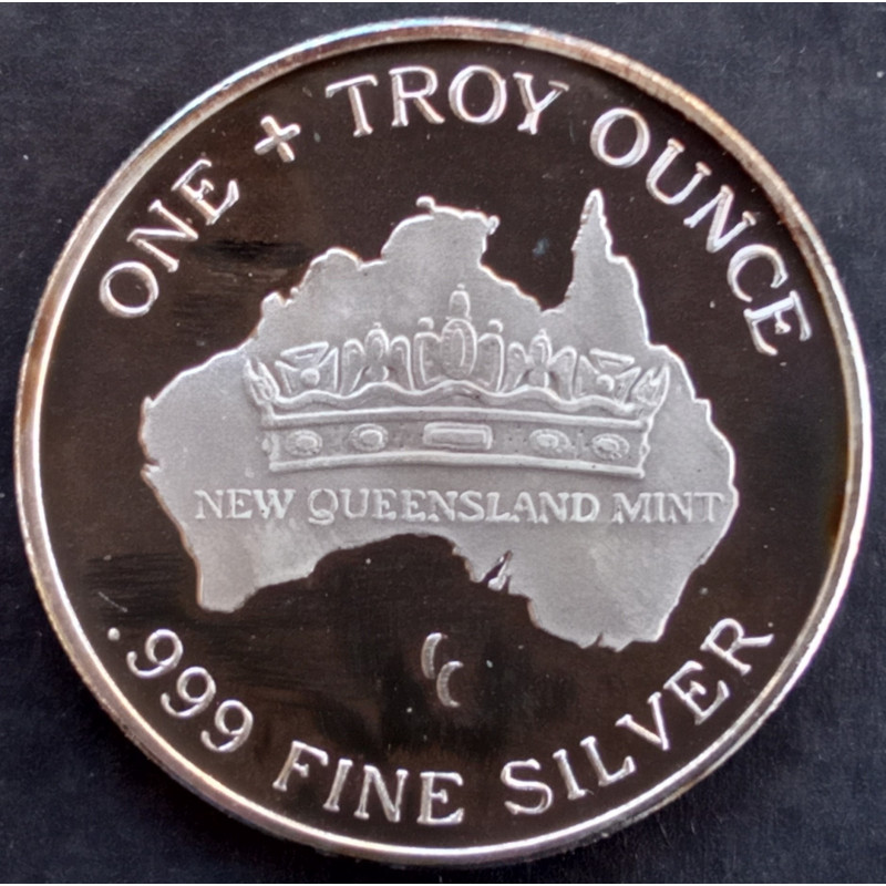 1989 1 Oz Continental Coin Koala Reverse